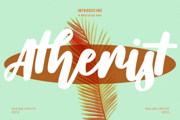 Atherist Script: A Modern Typeface for Creative Expression