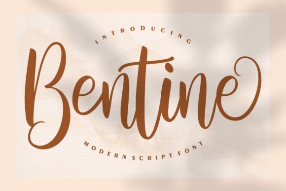 Bentine Script: A Font for Business Elegance