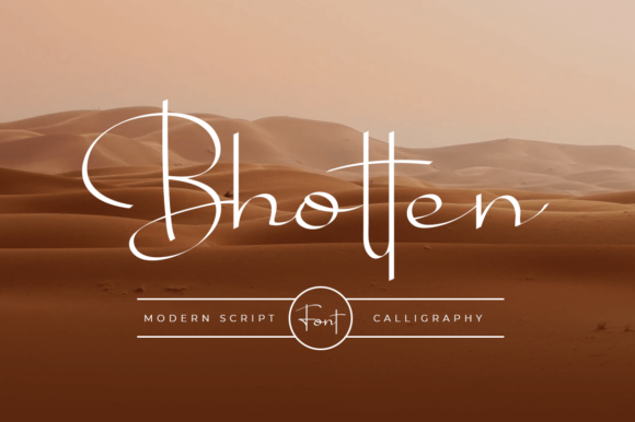 Bhotten Script: A Magical Font for Elegant Design