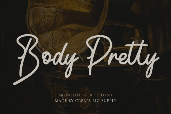 Body Pretty Script Font for Web Design