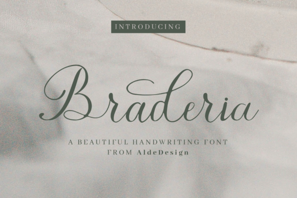 Braderia Script: Elegant Font for Campaigns