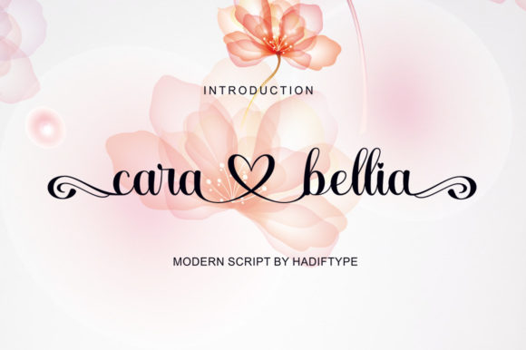 Cara Bellia Script: A Luxurious Calligraphy Font