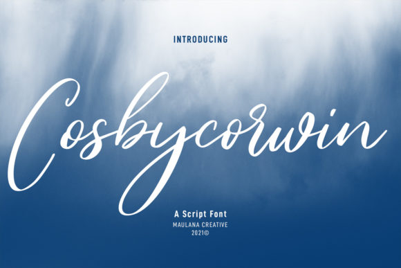 Cosbycorwin Script: A Premium Font for Creative Campaigns