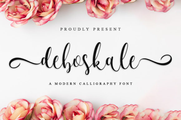 Deboskale Script: A Flowing Font for Creative Projects