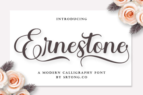 Ernestone Script: Elegant Display Font