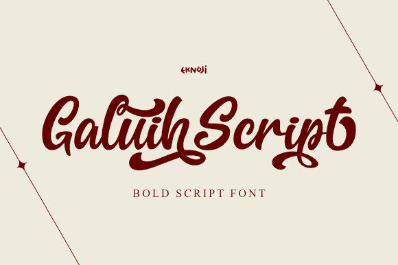 Galiuh Script: A Bold, Elegant Choice