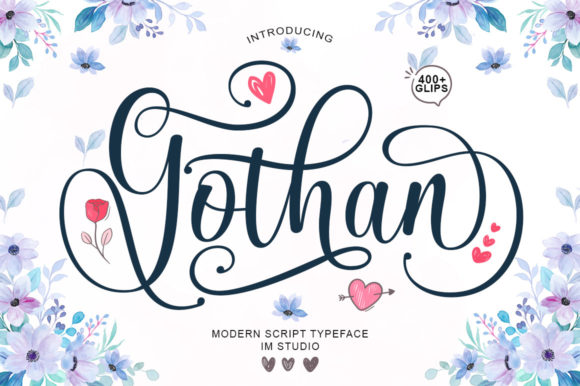 Gothan Script: A Luxurious Font for Web Design