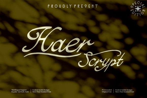 Haer Script: A Creative Typeface for Makers