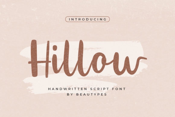 Hillow Script: A Delicate Typeface for Elegant Design