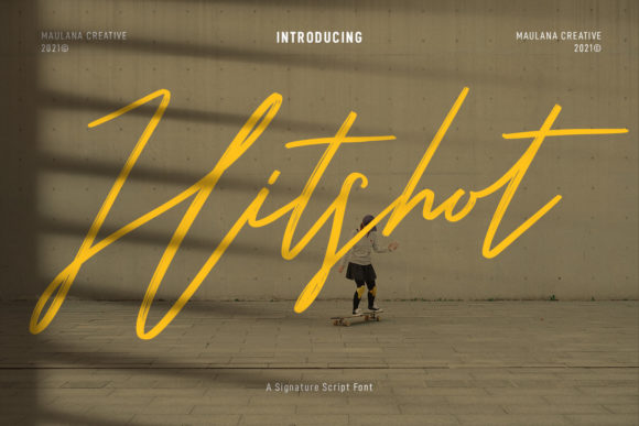 Hitshot Script: A Stylish Typeface for Digital Marketing