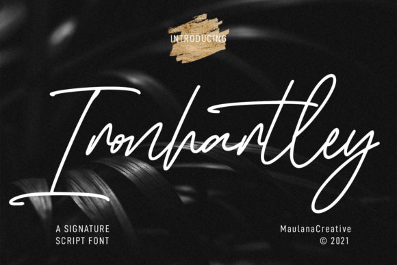 Ironhartley Script: A Stylish Font for Web Design