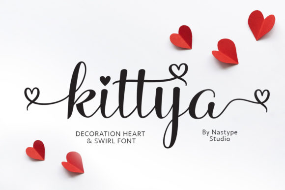 Kittya Script: A Stylish Font for Elegant Design