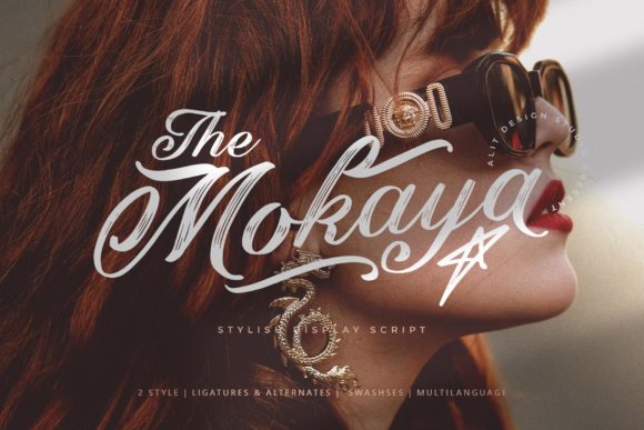 Mokaya Script: A Stylish Font for Editorial Design
