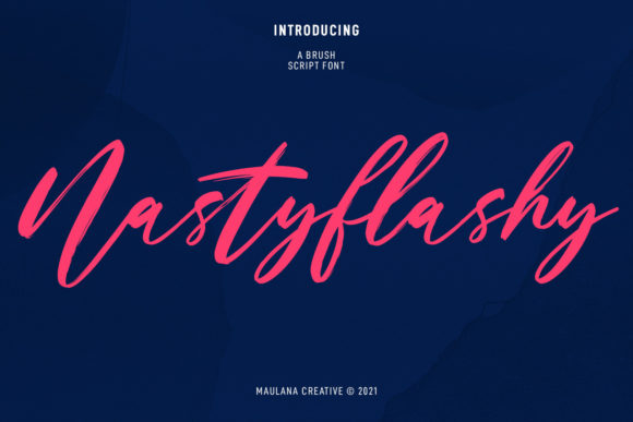Nastyflashy Script: Elegant Handwritten Font