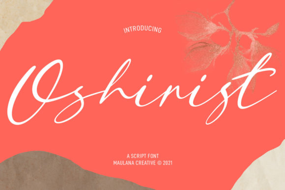 Oshirist Script: A Stylish Handwritten Font