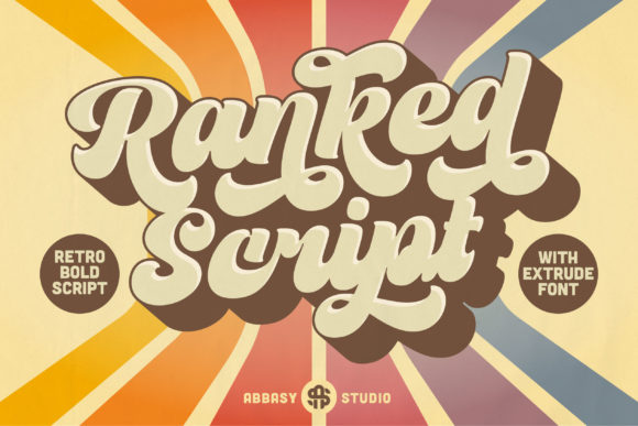 Ranked Script: A Bold Retro Font for Creative Projects