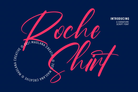 Roche Shirt Script: A Font for Business Style