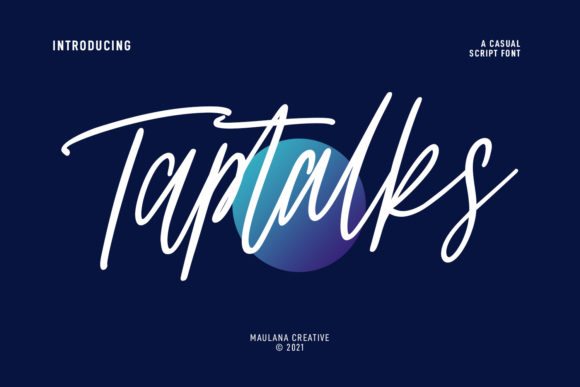 Taptalks Script: A Font for Creative Expression