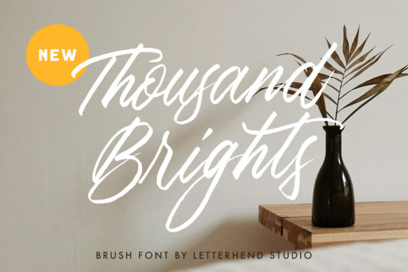 Thousand Brights Script: A Natural Touch for Branding